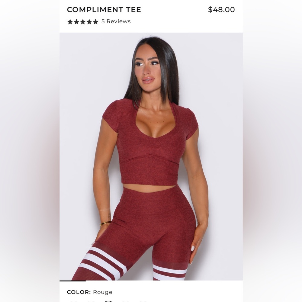 Bombshell Sportswear Rouge Short Sleeve Tee
